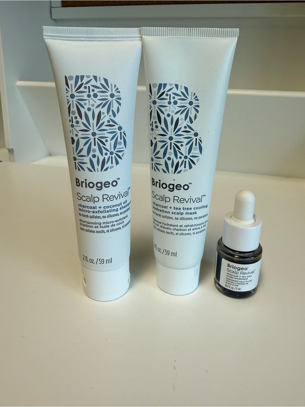 Briogeo Scalp Revival Charcoal + Coconut Oil Shampoo & Scalp Mask Set- NEW